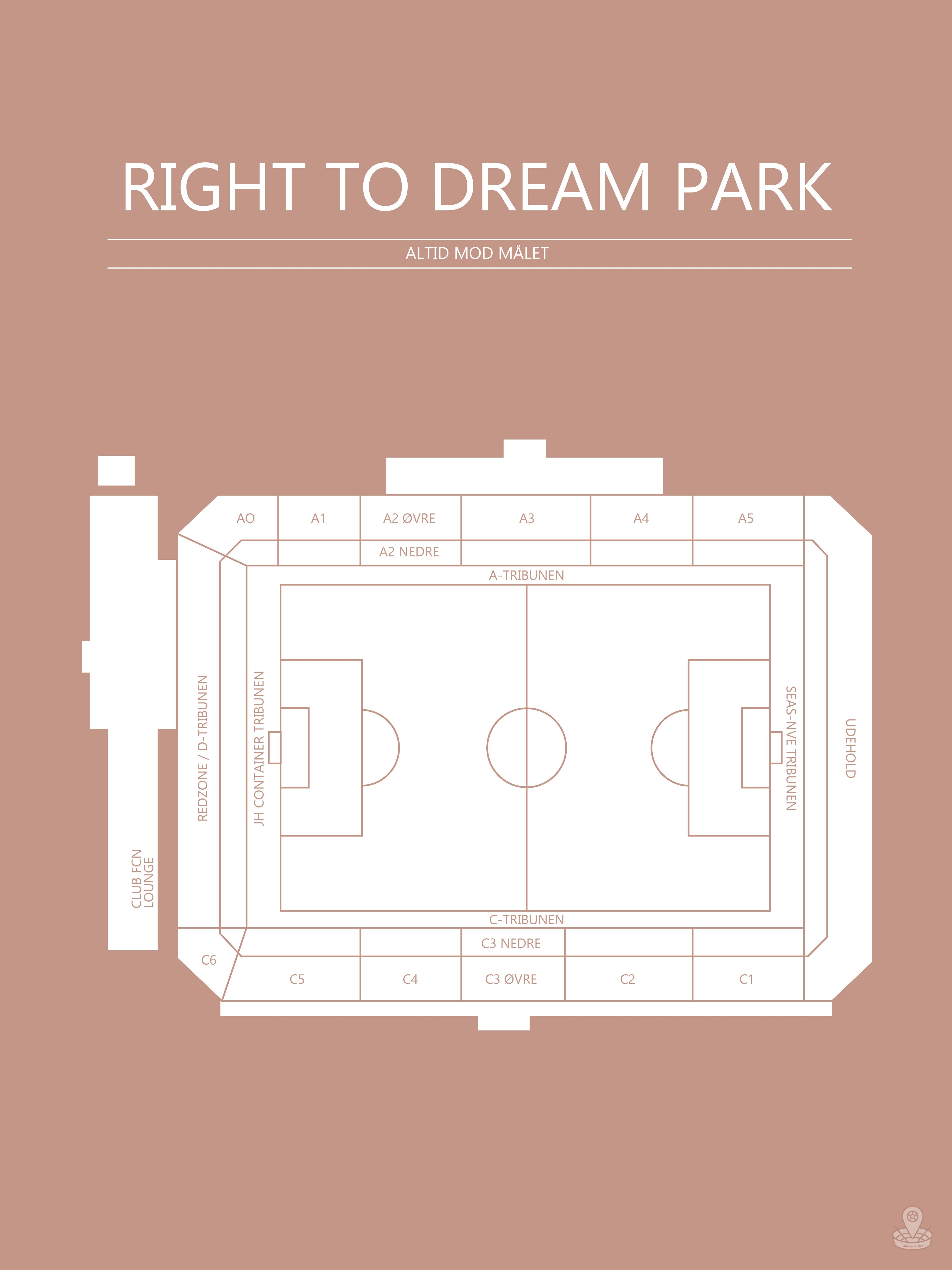 Fodbold plakat Right To Dream Park Sahara