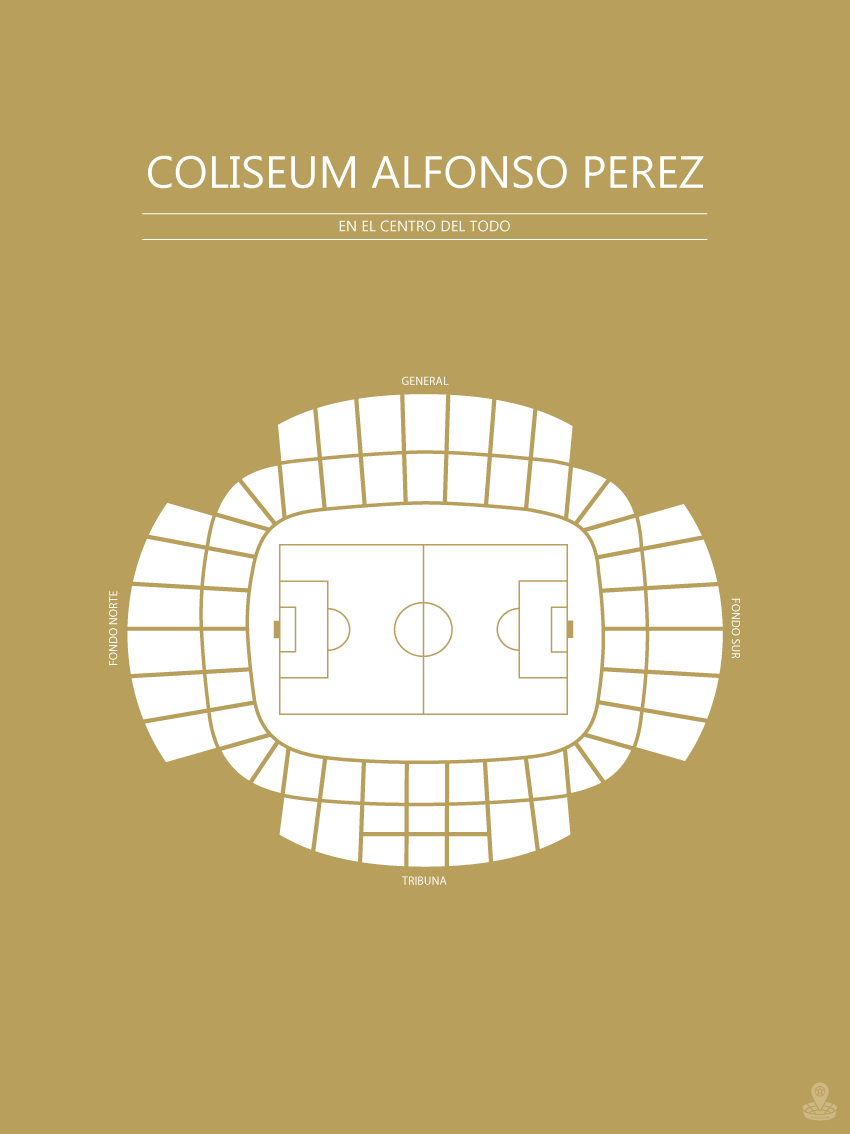 Fodbold plakat Getafe Coliseum Alfonso Perez Karry
