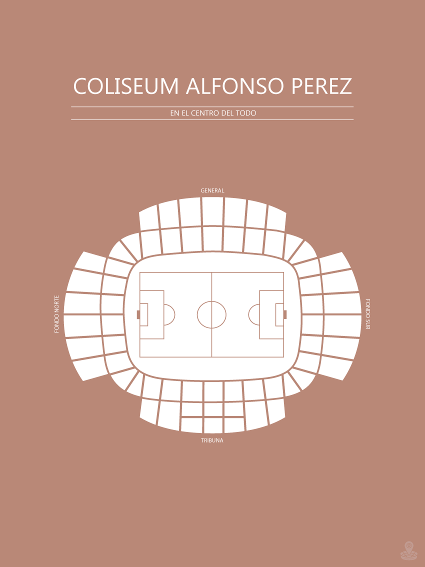 Fodbold plakat Getafe Coliseum Alfonso Perez Sahara