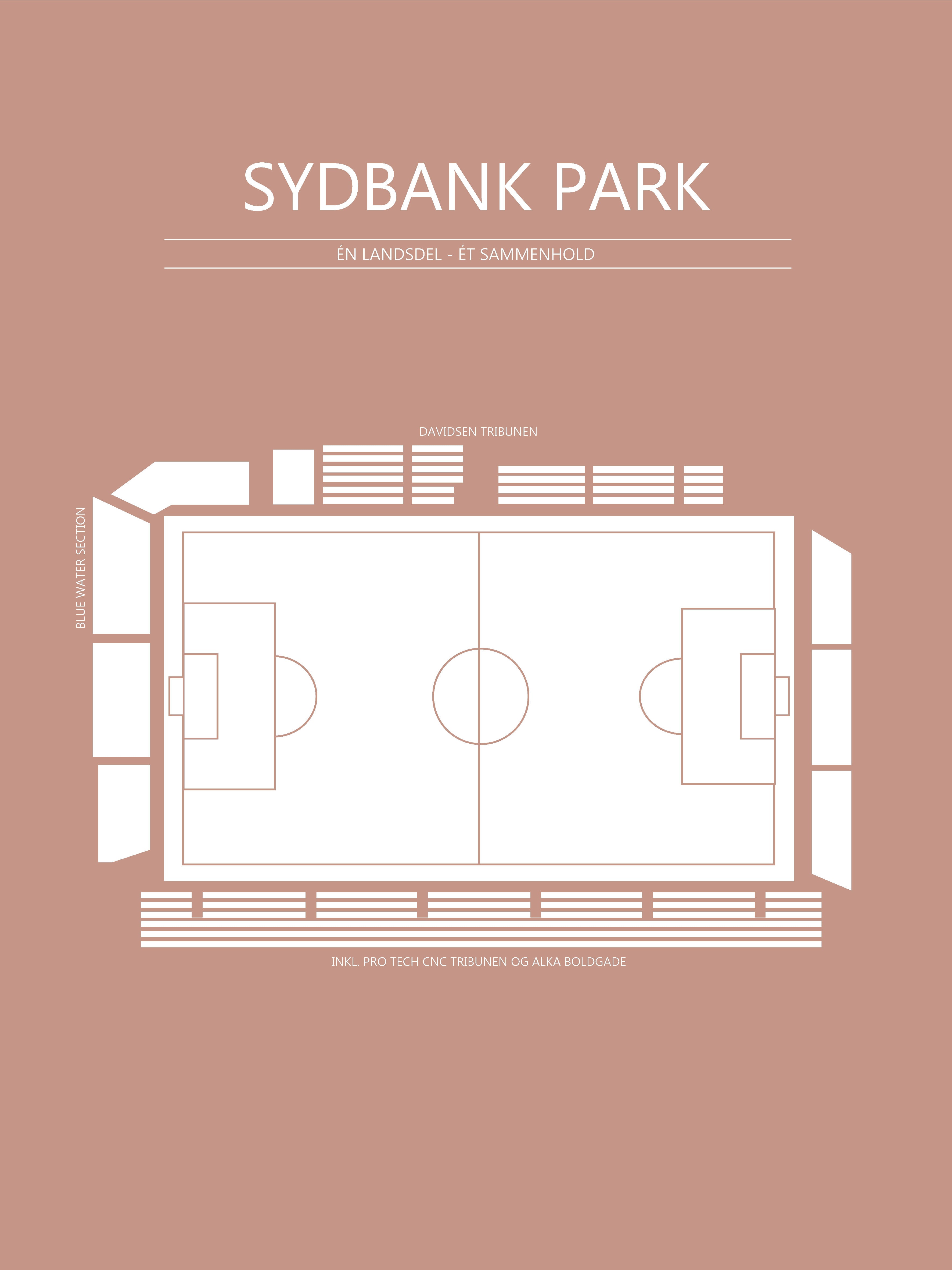 Fodbold plakat SønderjyskE Sydbank Park Sahara